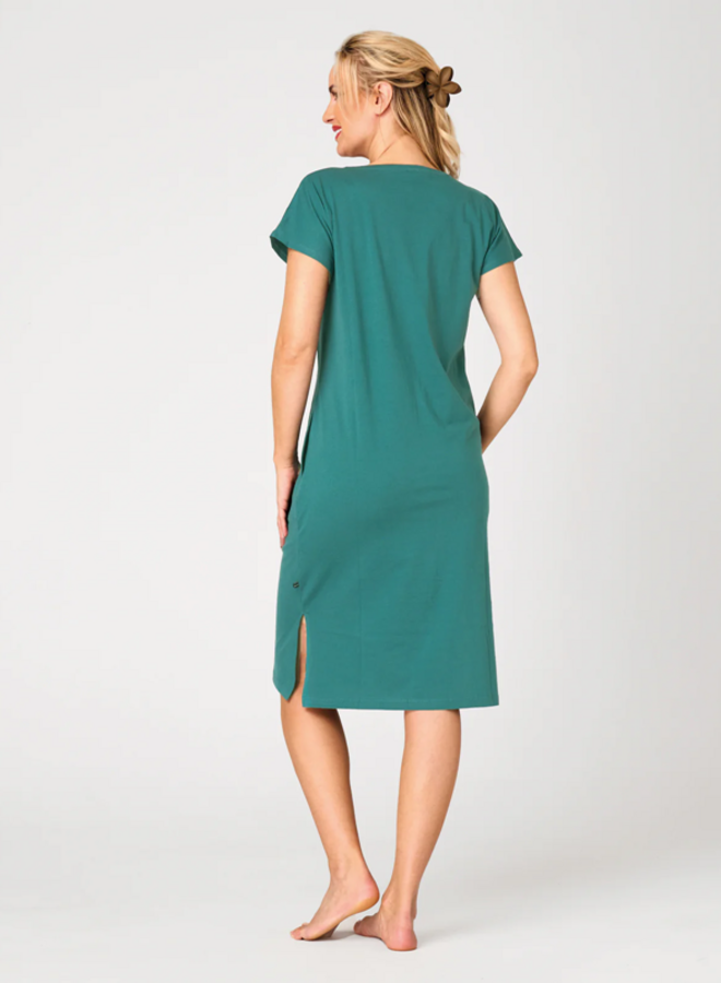 Nachthemd Katoen Turquoise LHD 740