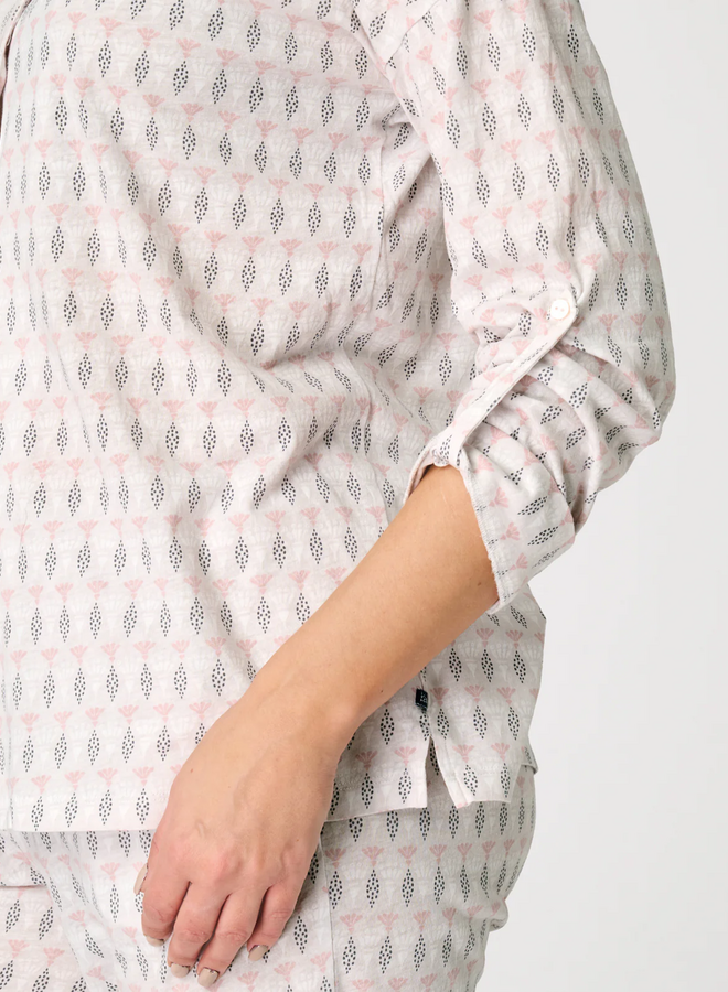 Pyjama Katoen Ecru LNS 879