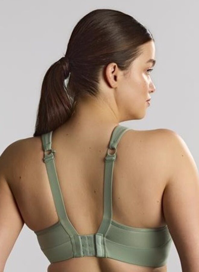 Niet-Voorgevormde Sport Bh met beugel Pale Green 9443