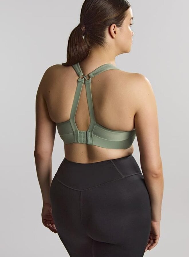 Niet-Voorgevormde Sport Bh met beugel Pale Green 9443