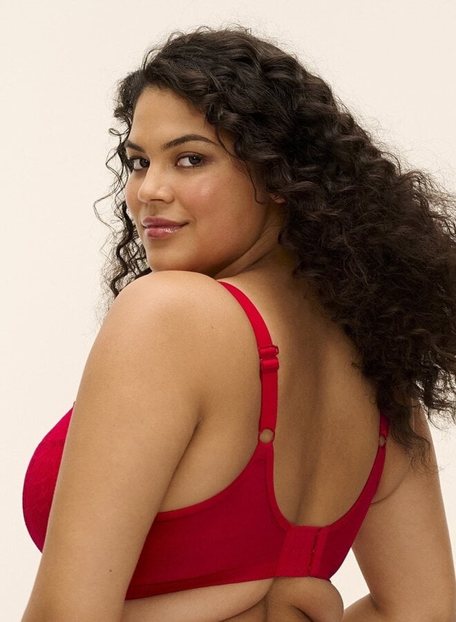 Brianna Voorgevoormde Halfcup Bh Haute Red EL8081