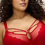 Brianna Plunge Bh Haute Red EL8080