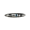 Micro Bubbel sticker met logo - voorkant Maxi Micro -zilver - sticker010