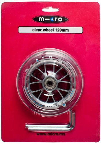 Micro wiel 120 mm clear (AC-5005B)