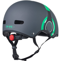 Micro ABS helm Deluxe Headphones grijs/groen