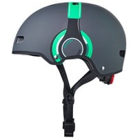 Micro ABS helmet Deluxe Headphones grey/green