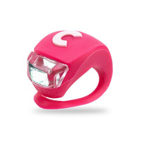 Micro Maxi Micro step Deluxe inklapbaar LED - 3-wiel kinderstep - Neon Roze