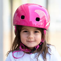 Micro helm Deluxe Framboos roze