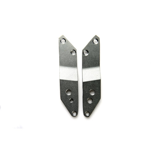Micro Holder plates Bullet zilver (1044)