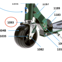 Steering fork Micro Rocket (1093)