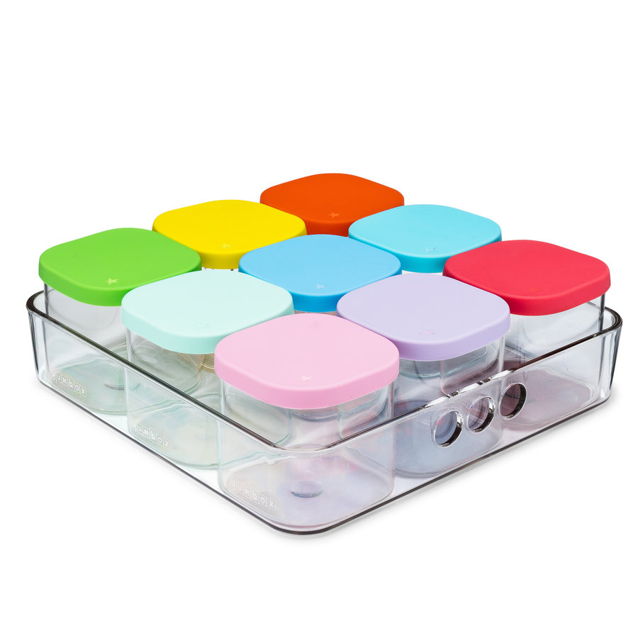 Yumbox Chop Chop 3 glazen bewaarbakjes