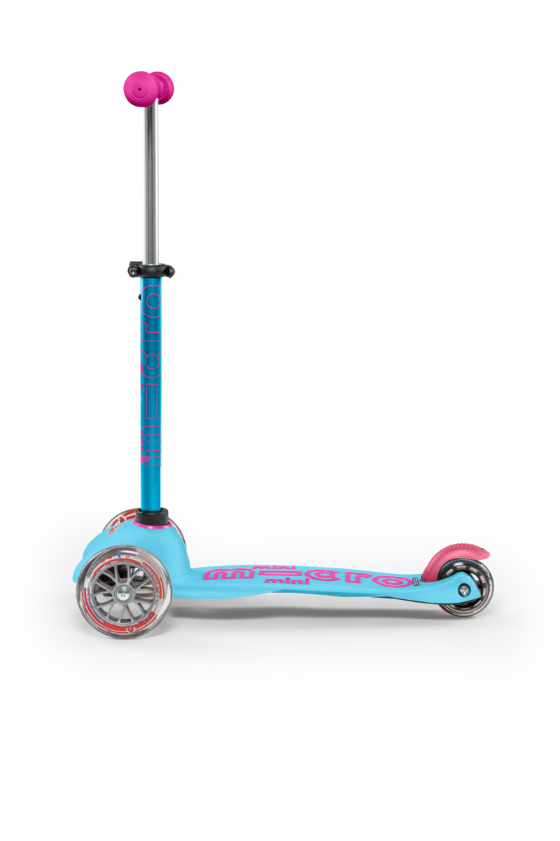 Mini Micro step Deluxe - Turquoise/roze | Gratis verzending - Micro Step
