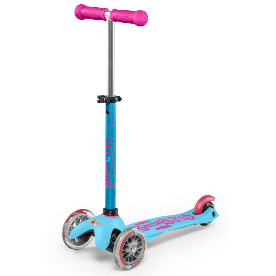 Mini Micro scooter Deluxe Turquoise/pink