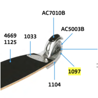 Bout met interne schroefdraad 36mm,  Micro Kickboard