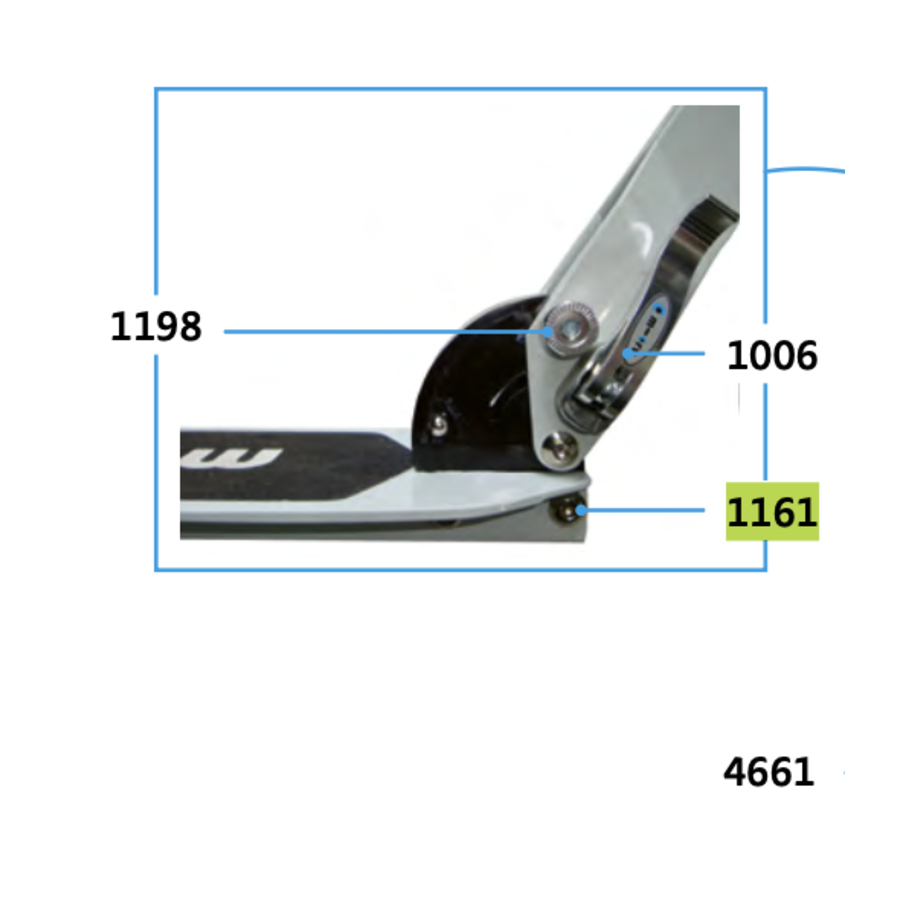 Bolt for folding block (1161)