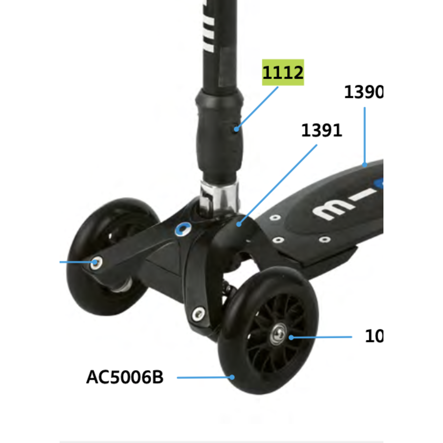 Bout inklapmechanisme Kickboard (1112)