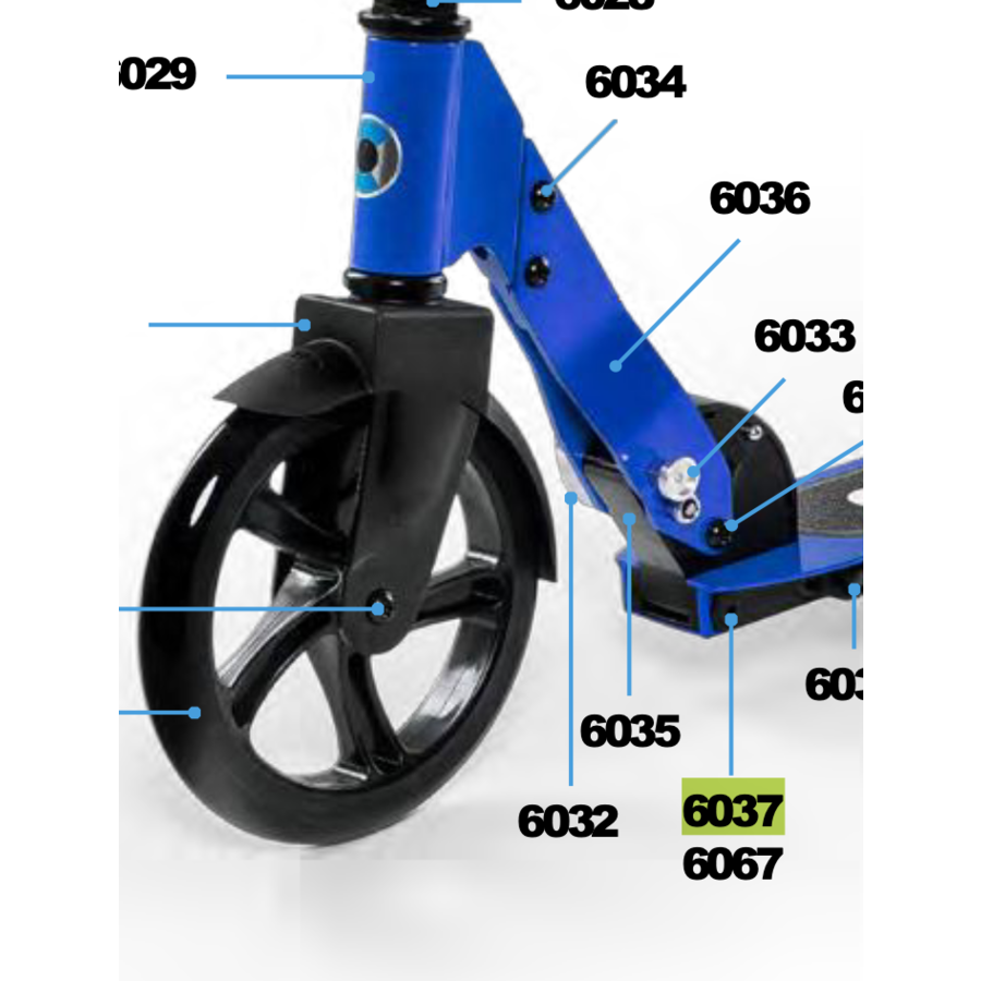 Standaard voor Micro Cruiser step (6038)