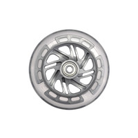 LED wheel grey spokes - 120mm - front wheel Micro Sprite / Mini Micro scooter