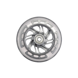 Micro LED wheel grey spokes - 120mm - front wheel Micro Sprite / Mini Micro scooter