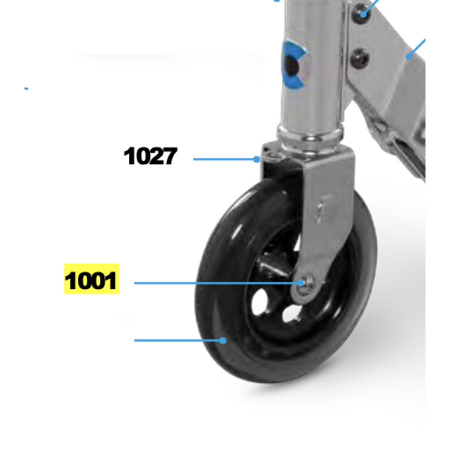 Wheel bolt 2-wheel scooter (1001)