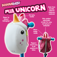 Scootabagz Mia Unicorn bag