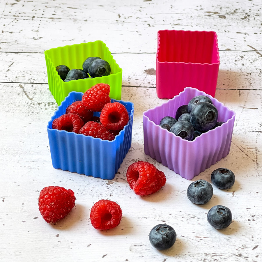 Yumbox silicone set of Cubes