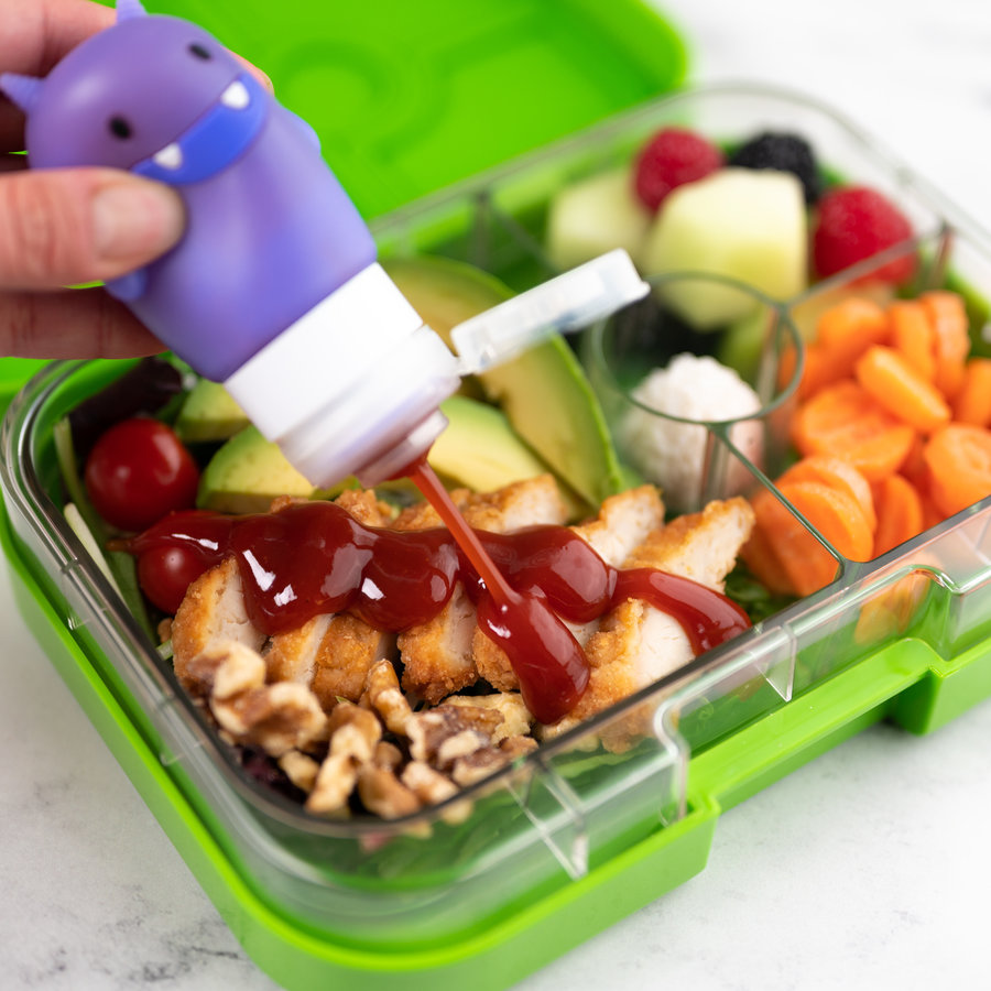 Yumbox Squeezy Monster bottles