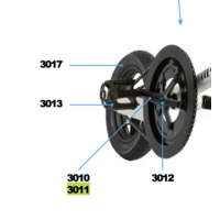 Crank arm Pedalflow right (3011)