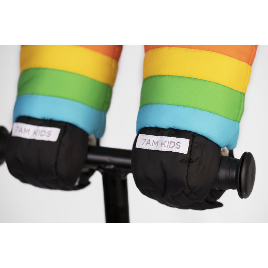 Warmmuffs step moffen - Regenboog - waterafstotend - geisoleerd - past op elk stepstuur