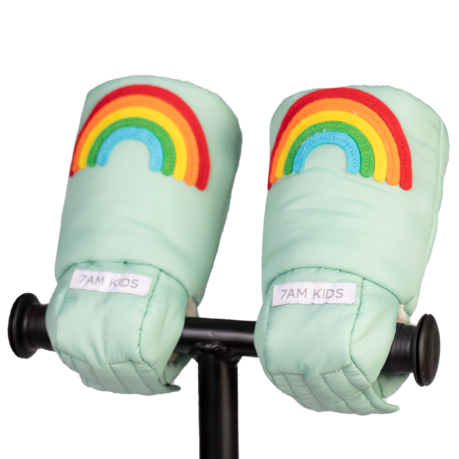 Warmmuffs scooter gloves - Rainbow Mint