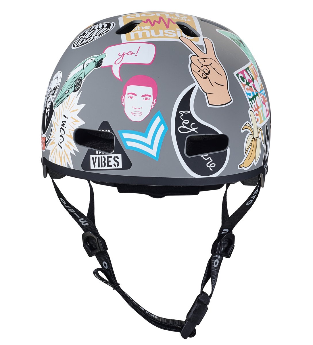 Micro helm Deluxe - Sticker design, Helmen