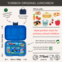 Yumbox Original broodtrommel met 6 compartimenten