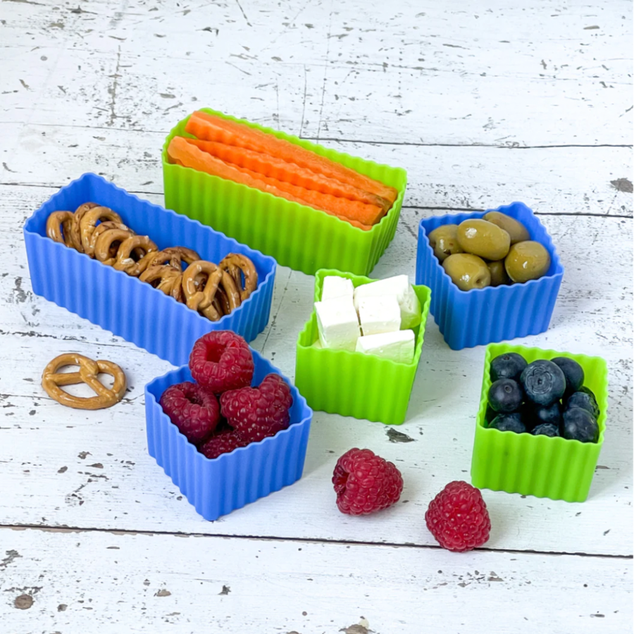 Yumbox set van siliconen bakjes