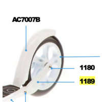 Fastening elements back wheel Micro White scooter (1189)