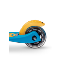Mini Micro scooter Deluxe foldable LED - 3-wheel children's scooter - Ocean Blue