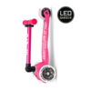 Micro Mini Micro scooter Deluxe foldable LED - 3-wheel children's scooter - Pink