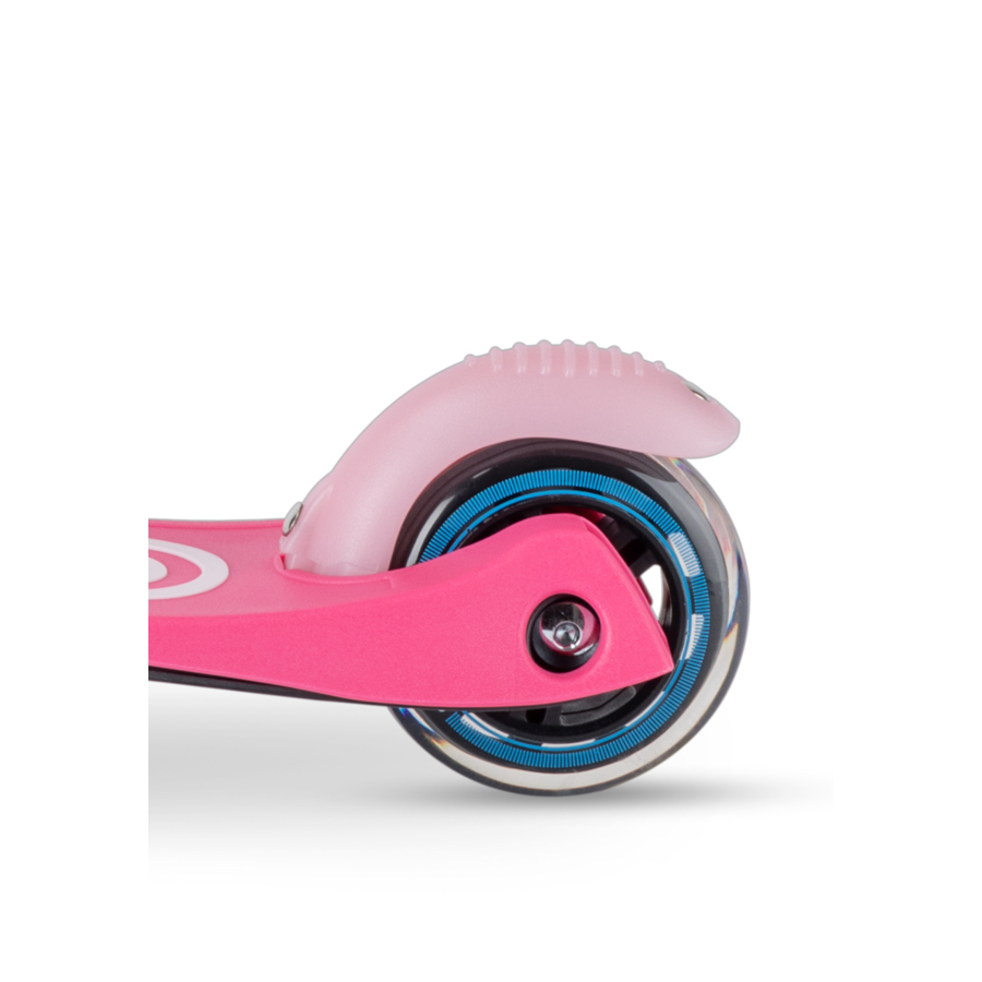 Mini Micro step Deluxe LED - 3-wiel kinderstep - Roze