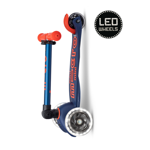 Micro Mini Micro inklapbaar LED marineblauw