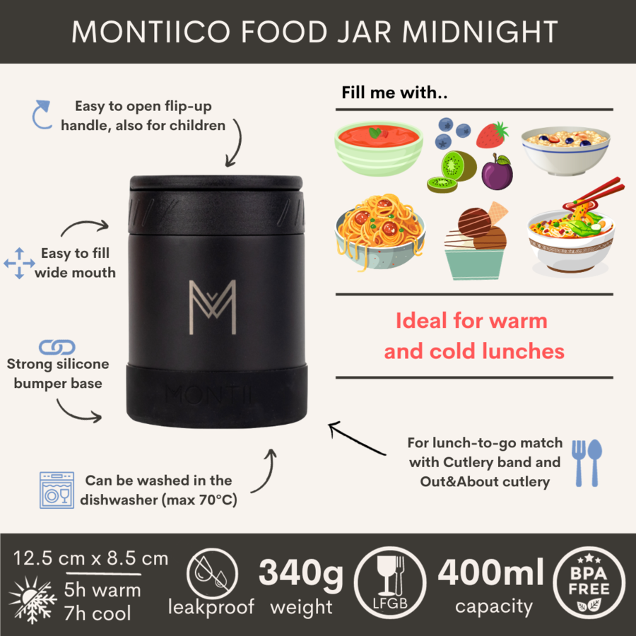 MontiiCo Insulated Food Jar