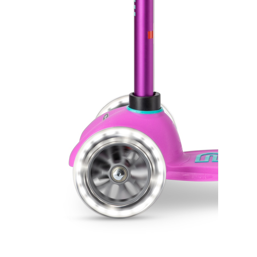 Mini Micro scooter Deluxe LED - 3-wheel children's scooter - Lavender Limited edition