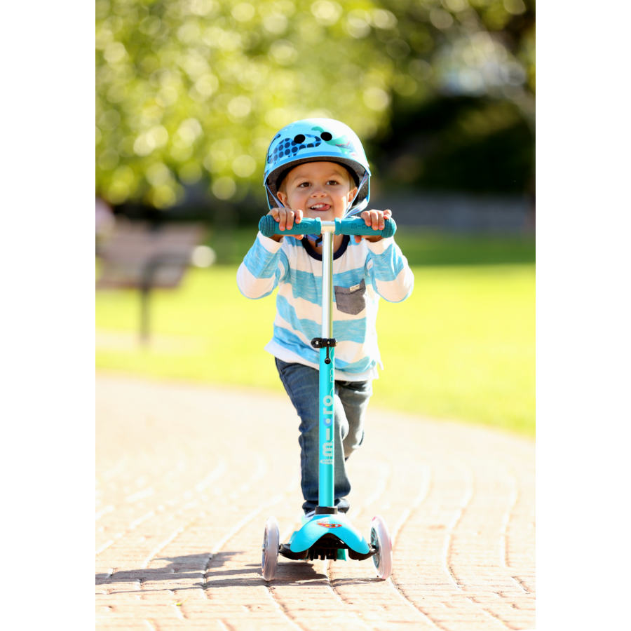 Mini Micro scooter Deluxe - 3-wheel children's scooter - Aqua