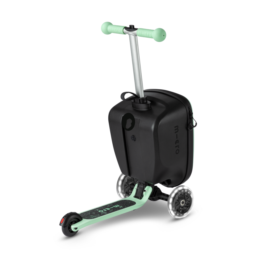 Micro Scooter Luggage Junior LED - 3-wheel kids' scooter case - Mint