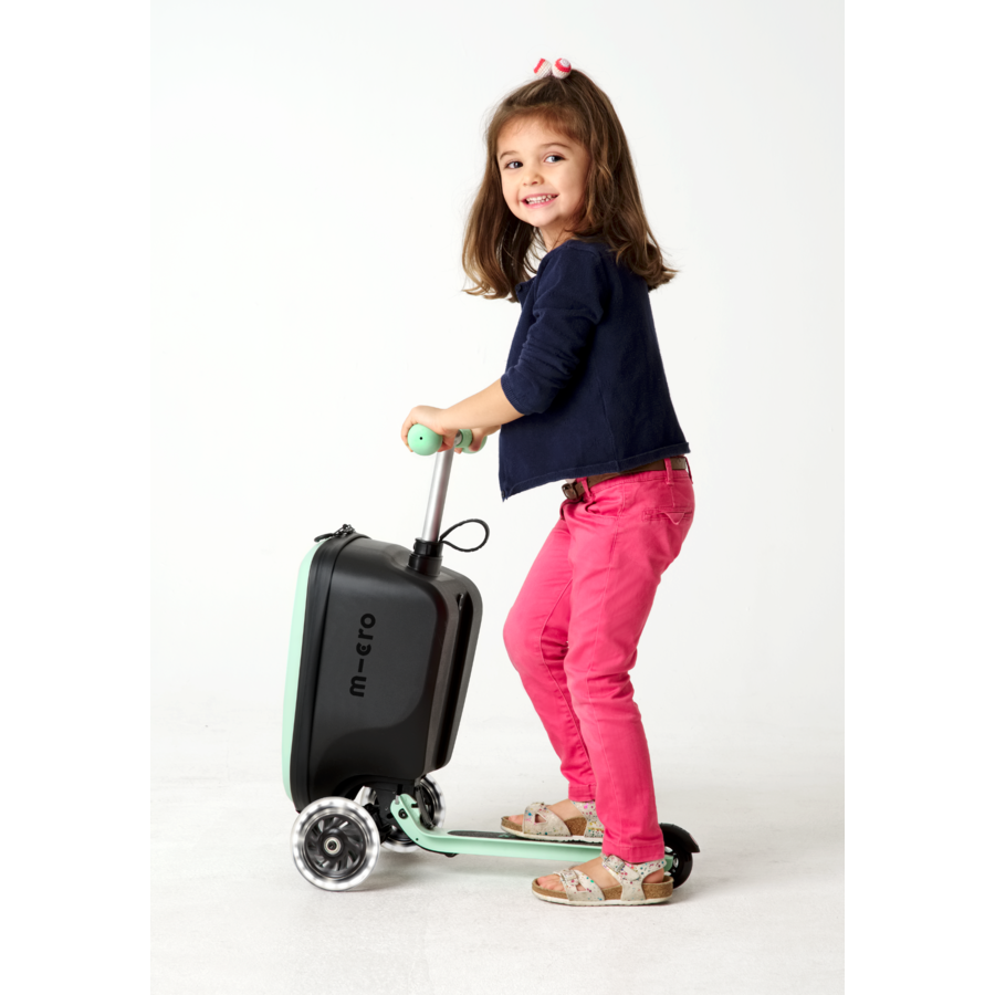 Micro Scooter Luggage Junior LED - scoot case - Mint