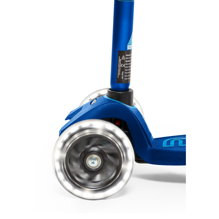 Maxi Micro scooter Deluxe LED - 3-wheel children's scooter - Dark Blue