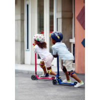 Maxi Micro scooter Deluxe LED - 3-wheel children's scooter - Pink