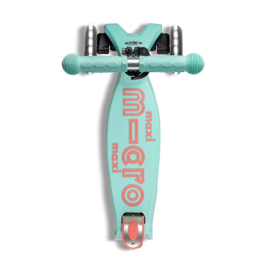 Maxi Micro scooter Deluxe LED - 3-wheel children's scooter - Mint