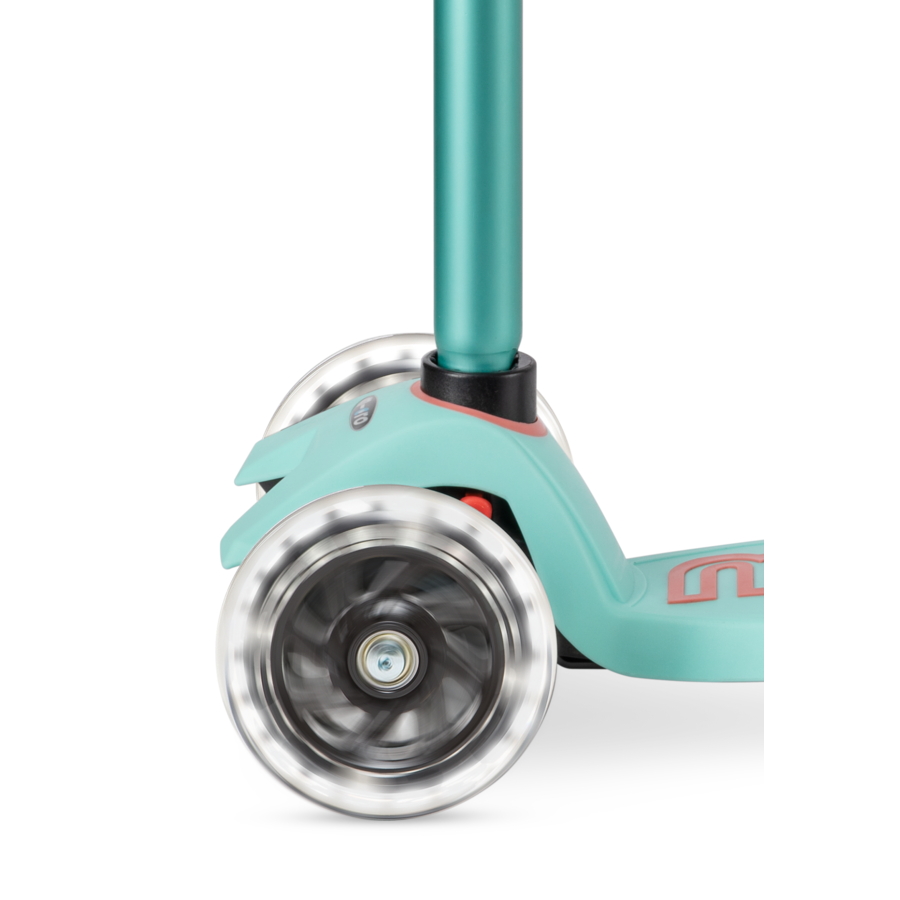 Maxi Micro scooter Deluxe LED - 3-wheel children's scooter - Mint