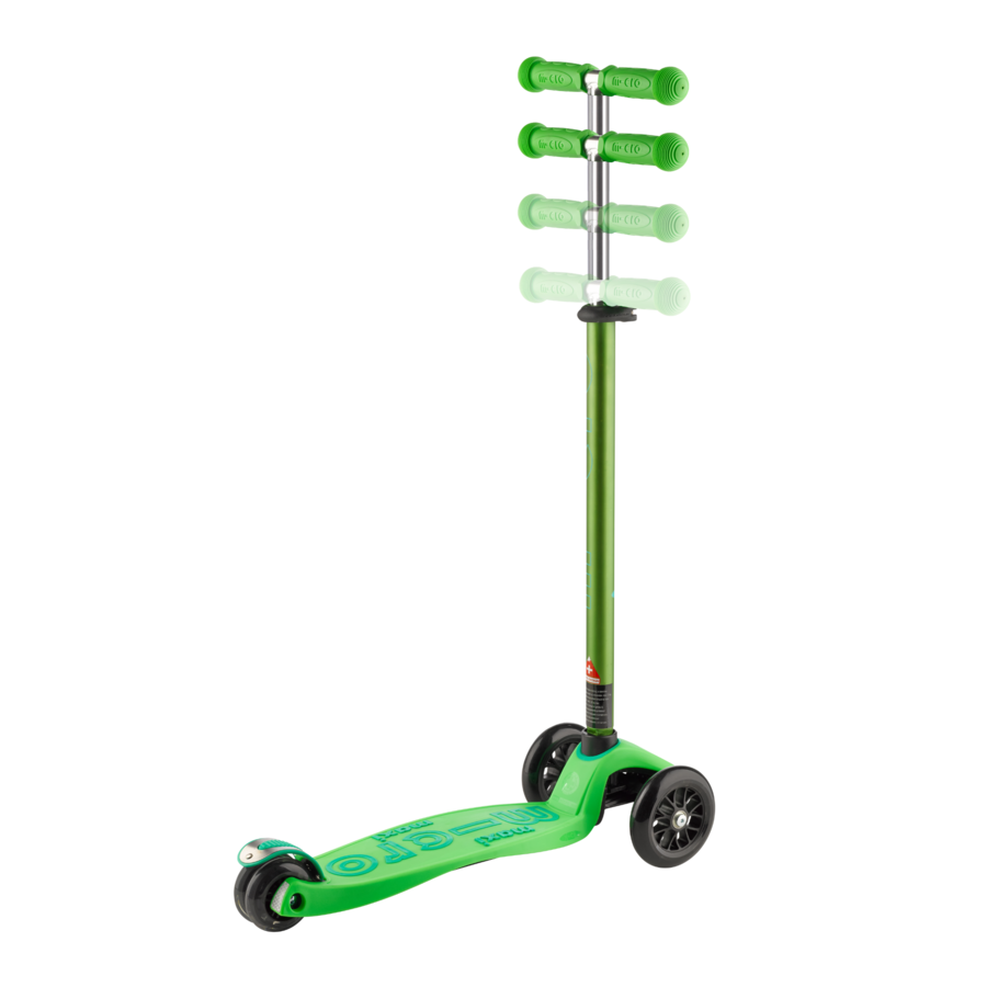 Maxi Micro scooter Deluxe - 3-wheel children's scooter - Green