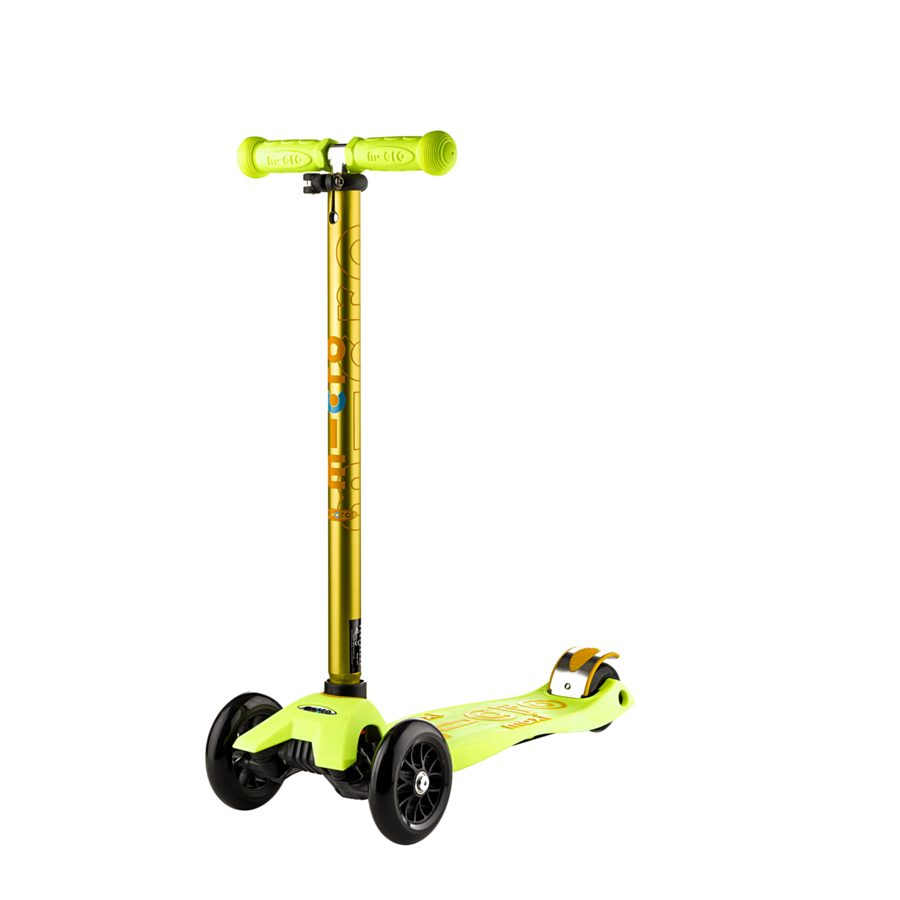 Yellow mini shop micro scooter