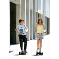 Maxi Micro scooter Deluxe Pro - 3-wheel children's scooter - Grey/Aqua